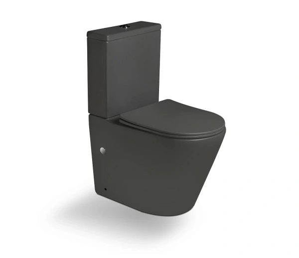 Унитаз напольный безободковый SantiLine SL-5014MG