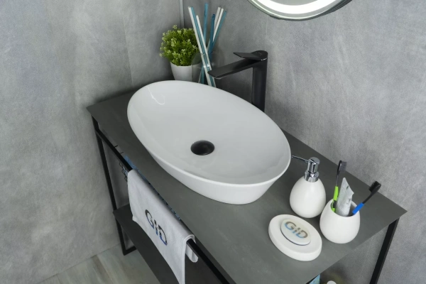 Раковина накладная (61х37) Gid N9397