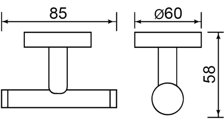 Крючок двойной MOFEM Fiesta 501-1030-00