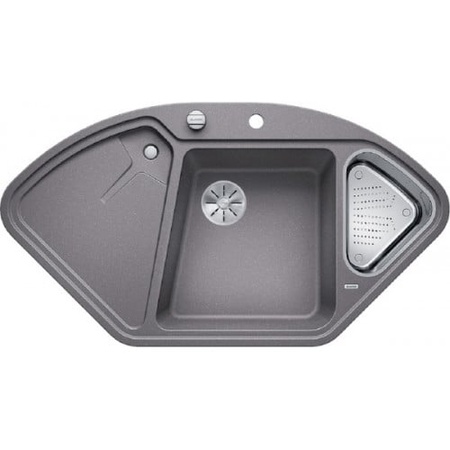 Мойка Blanco Delta II Silgranit PuraDur (алюметаллик), 523658