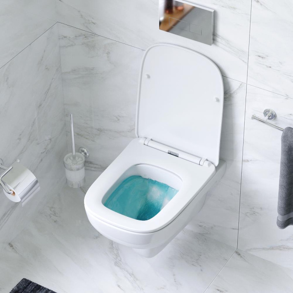 Подвесной унитаз безободковый с сиденьем микролифт Am.Pm X-Joy C85A1702SC