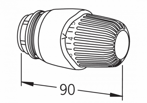 Терморегулятор на радиатор отопления Oras 446000