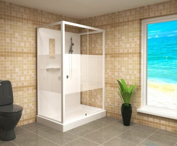 Душевая кабина белая 90х120х205 RGW OLB-207