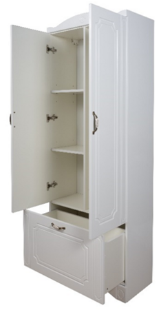 Пенал напольный двустворчатый RUSH CRETE 72 CRP35072W