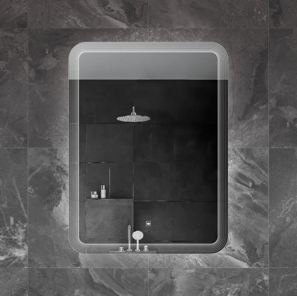 Зеркало (60х60,7) Cezares CZR-SPC-DUET-600-800-LED-TCH