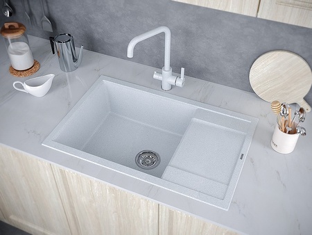 Кухонная мойка Paulmark  Flugen 60 PM317850-GR серый