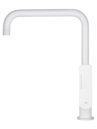 Смеситель для кухни WONZON & WOGHAND, белый матовый WW-L1006-MW