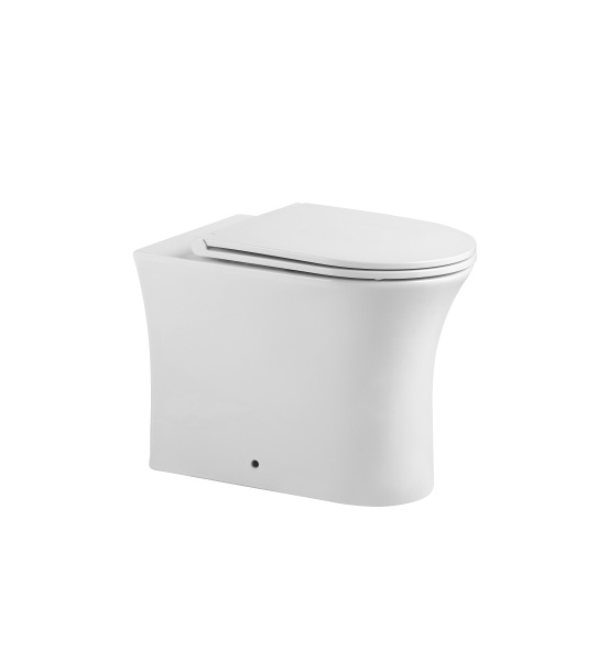 Унитаз приставной Agger AT01200 безободковый, сиденье с микролифтом