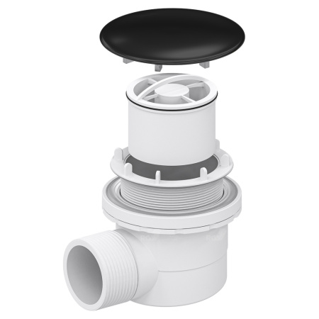 Сифон для душевых поддонов RGW Velplex QYD-06 18241106-04 черный