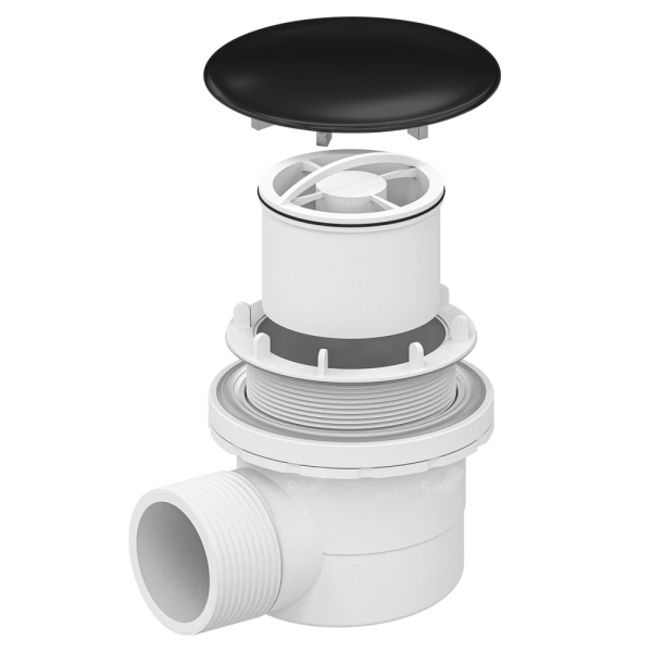 Сифон для душевых поддонов RGW Velplex QYD-06 18241106-04 черный