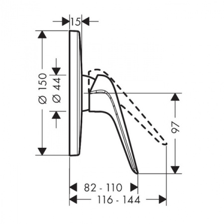 Смеситель Hansgrohe Novus 71066000
