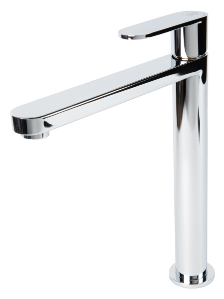 Смеситель для накладной раковины однорычажный Agger Sweet A2712100 высокий хром глянцевый