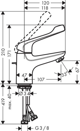 Смеситель Hansgrohe Novus 71921000