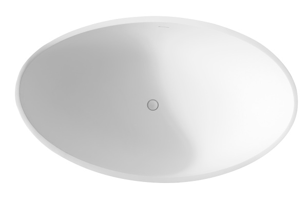 Акриловая ванна (180х110) ABBER AB9239 без гидромассажа, белый