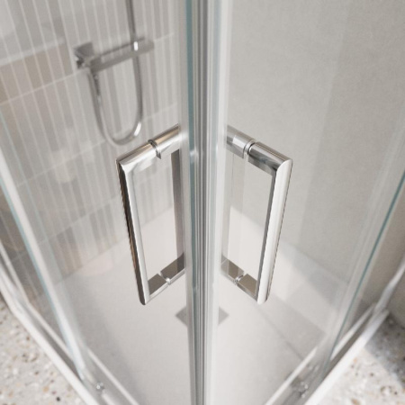 Душевой уголок BelBagno Luce LUCE-AH-2-100/80-C-Cr