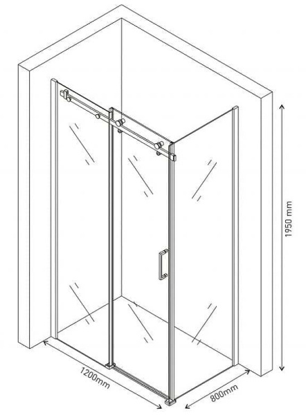 Душевой уголок Berges Wasserhaus Gelios (120х80) 061001