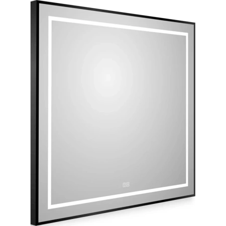Зеркало (90х80) BelBagno Kraft SPC-KRAFT-900-800-LED-TCH-WARM-NERO с подсветкой