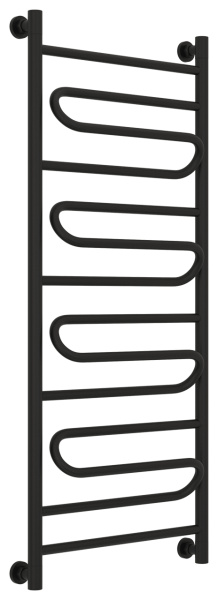 Полотенцесушитель Водяной Сунержа Элегия + (120х50) Матовый Черный 31-0205-1250