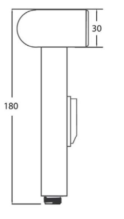 Лейка для гигиенического душа Esko HHS130