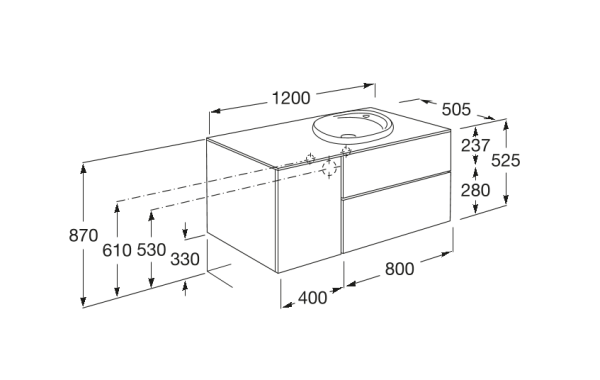 Тумба под раковину Roca Beyond 851392402