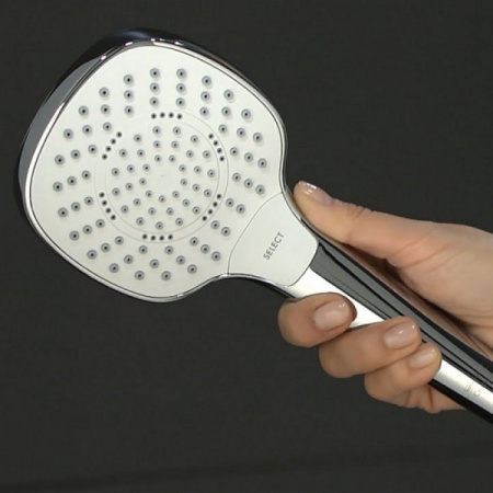 Ручной душ Hansgrohe Croma Select E Multi EcoSmart 26811400 белый/хром