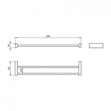 Полотенцедержатель Novaservis Metalia 10 0025.0