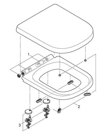 Унитаз подвесной GROHE Euro Ceramic 39703 000 (39703000) микролифт