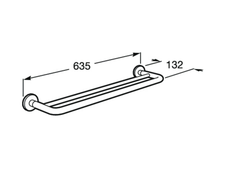 Полотенцедержатель Roca Hotels 816386001