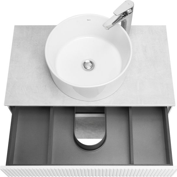 Тумба с раковиной Aquaton Марбл 80 слэйт 1A2762K2MH4C0