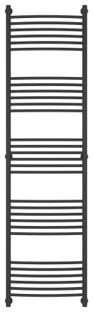 Полотенцесушитель Водяной Выгнутая Сунержа Богема + (190х50) Темный Титан Муар 15-0221-1950