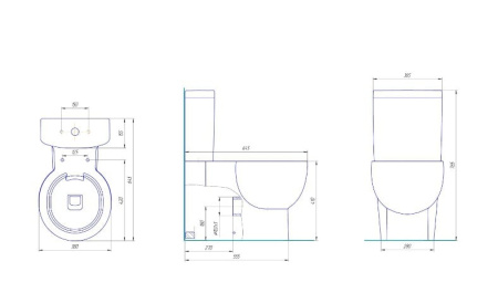 Унитаз-компакт Kirovit Олимп