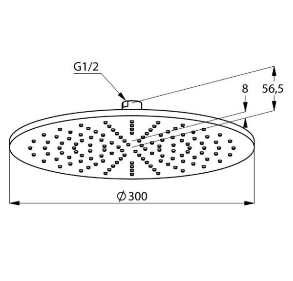 Верхний душ Kludi A-QA 6433087-00