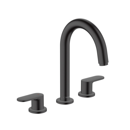 Смеситель для раковины с донным клапаном Hansgrohe Vernis Blend 71553670 черный матовый