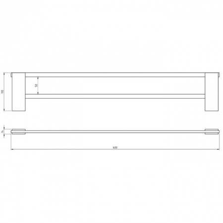 Полотенцедержатель Novaservis Metalia 9 0925.0