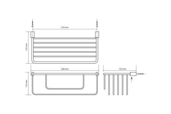 Полочка для мыла Bemeta Cytro 146208152