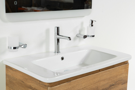 База под раковину BelBagno ALBANO-CER-800-2C-SO-RR подвесная Rovere Rustico