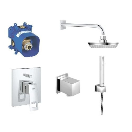 Комплект для ванной комнаты Grohe Eurocube 23409 000 (23409000) хром 