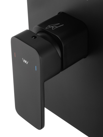 Смеситель для душа встраиваемый WONZON & WOGHAND ARNIE, черный матовый WW-694700-2-MB