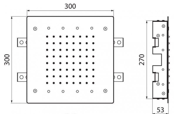 Верхний душ CEZARES CZR-SDU1-30-01 Верхний душ CEZARES CZR-SDU1-30-01