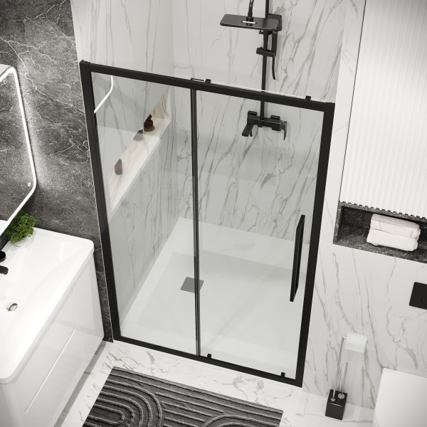 Душевая дверь (140х195) Grossman Cosmo 100.K33.02.140.21.00, раздвижная