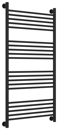 Полотенцесушитель Водяной Прямая Сунержа Богема + (120х60) Матовый Черный 31-0220-1260