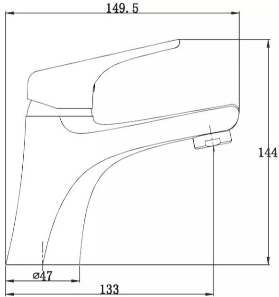 Смеситель для раковины KAISER ECO (00011)