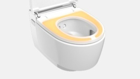Сиденье унитаза с подогревом, для Geberit AquaClean Mera Comfort, альпийский белый 243.216.11.1