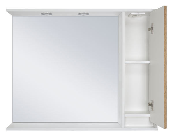 Зеркало-шкаф (90х72) Misty Адриана 90 правый П-Адр03090-01П