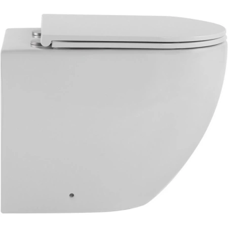 Унитаз ABBER Bequem AC1111TMW приставной белый матовый, безободковый