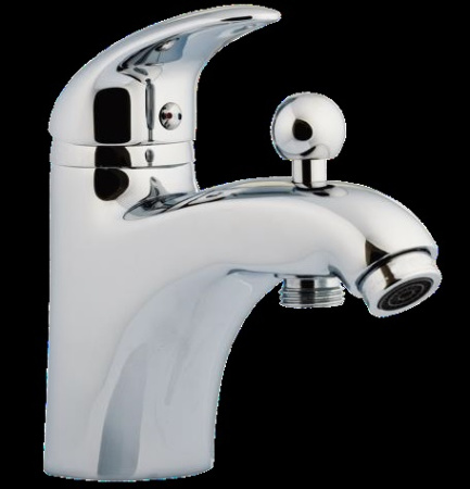 Смеситель однопозиционный с душевым комплектом AquaDesign