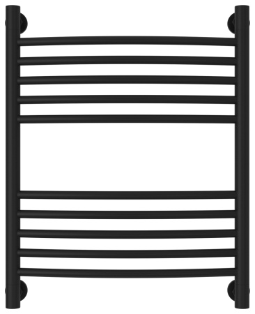 Полотенцесушитель Водяной Выгнутая Сунержа Богема + (60х50) Матовый Черный 31-0221-6050