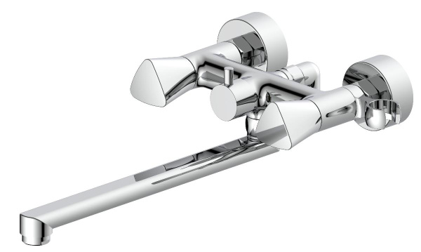 Смеситель для ванны с длинным поворотным изливом RUSH Andros AN2435-51