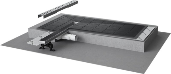 Линейный трап для душа Radaway RadаDrain Slim 5L095S/5R095SGW