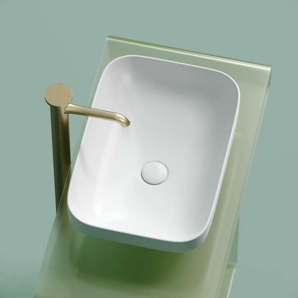 Раковина накладная (50х36) Ceramica Nova ELEMENT CN6055MW матовая